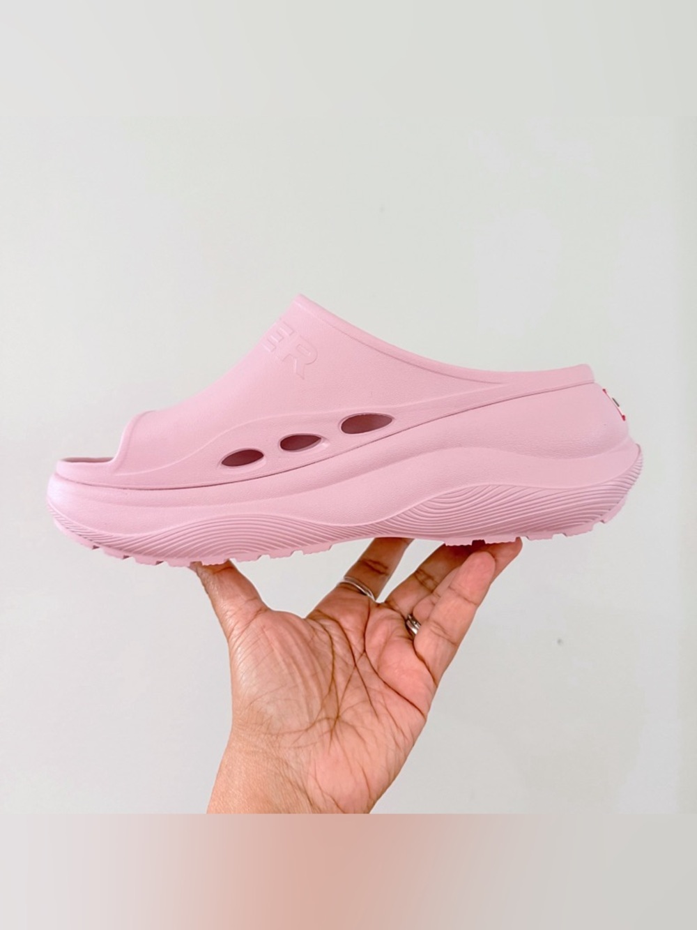 Hunter Haddie Pink Platform Slide Sandals - Picture 8 of 10